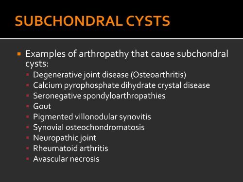 LYTIC EPIPHYSEAL LESIONS - H.U.C.