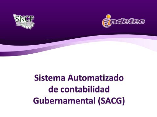 Sistema Automatizado de Contabilidad Gubernamental (SACG)