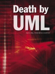 Death by UML Fever