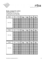 BLECHE warmgewalzt (PDF / 99 KB) - Riba Edelstahl