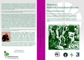 Mateso ya wakristo-7 - Martin Bucer Seminar