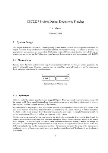 Project Design Document - Computer Engineering Research Group