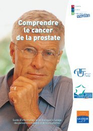 Comprendre le cancer de la prostate - Institut Curie