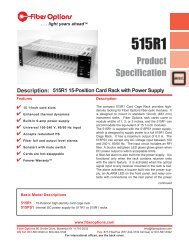 515R1 15-Position Card Rack with Power Supply