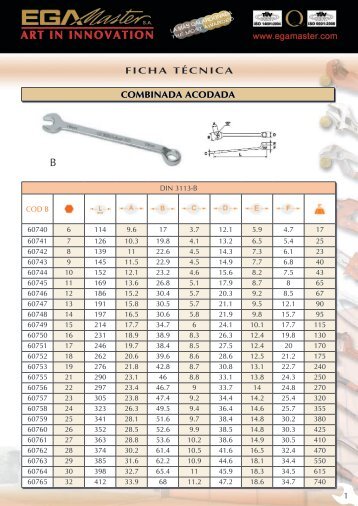 FICHA TÃCNICA COMBINADA ACODADA - Ega Master