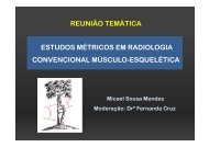 ESTUDOS MÉTRICOS EM RADIOLOGIA CONVENCIONAL ...