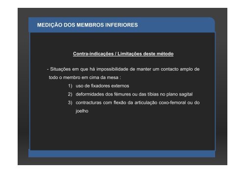 ESTUDOS MÉTRICOS EM RADIOLOGIA CONVENCIONAL ...