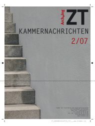 kammernachrichten - Kammer der ZiviltechnikerInnen für Steiermark ...