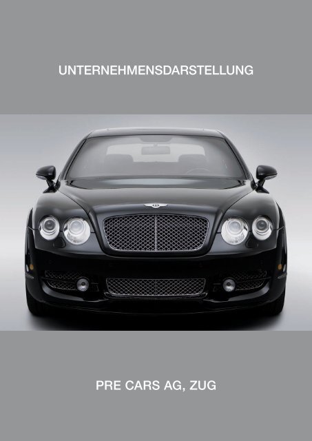 Download Unternehmensdarstellung - Pre Cars AG