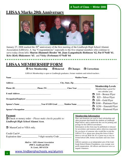 NEWSLETTER February - Lindbergh School District