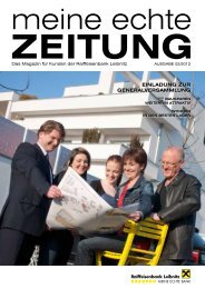 Ausgabe 02-12 (pdf) - Raiffeisenbank Leibnitz