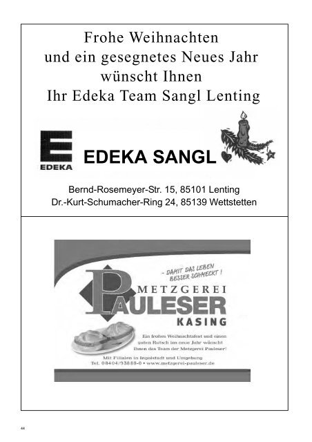 Mitteilungsblatt Lenting 2009/II