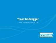 Troax bodvegger