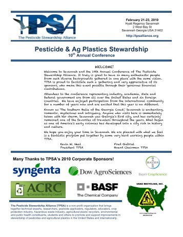 Download - The Pesticide Stewardship Alliance TPSA