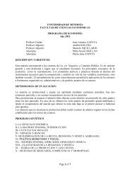 Page 1 of 7 UNIVERSIDAD DE MENDOZA FACULTAD DE ...