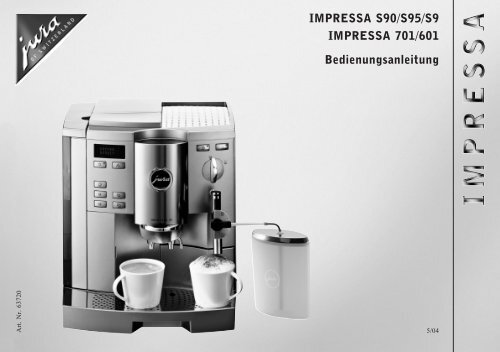 Jura Impressa S9 S90 S95 Esperanza