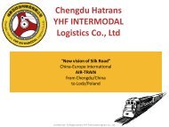 Chengdu Hatrans YHF INTERMODAL Logistics Co., Ltd