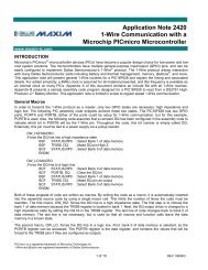 Application Note 2420 1-Wire Communication with a Microchip ...