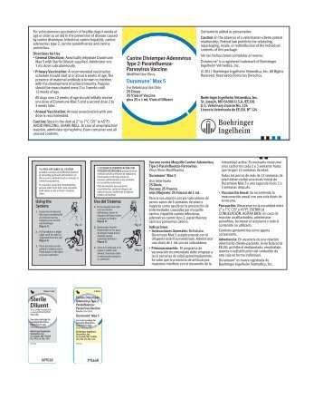 Duramune max 5/4L - Boehringer Ingelheim Vetmedica