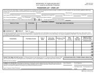 U.S. Customs and Border Protection PASSENGER LIST ... - Forms