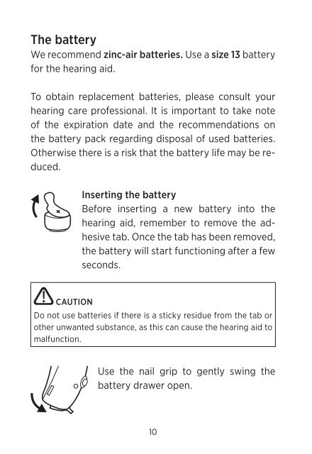 Users instructions C4-9 - Widex for professionals