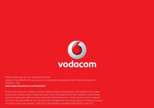 Download product brochures - Vodacom