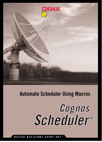Automate Scheduler Using Macros