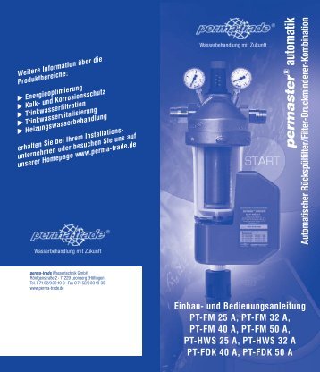 permaster automatik - Perma Trade Wassertechnik GmbH