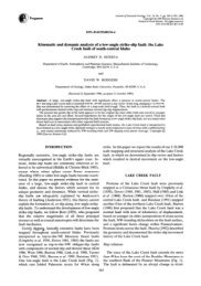 Kinematic and dynamic analysis of a low-angle strike-slip fault: the ...