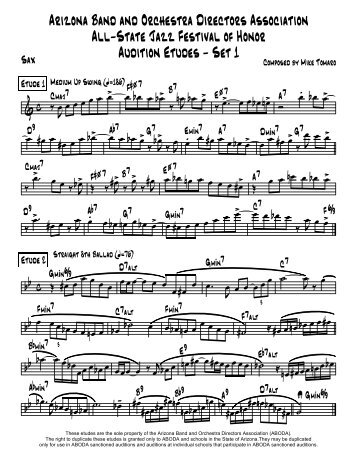 Arizona All-State Etudes-Set 1-Sax.mus