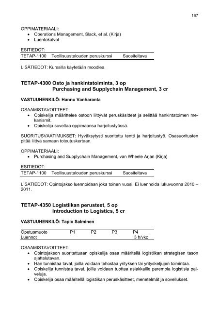 2. teknistieteellinen tutkintokoulutus - Porin yksikkÃ¶ - Tampereen ...