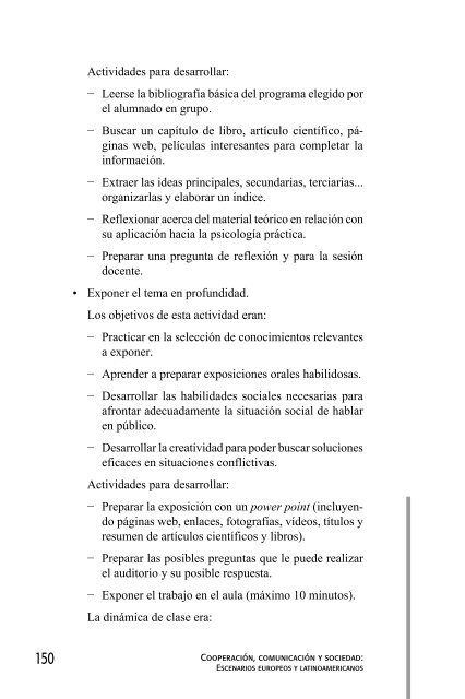 eBook Cooperacion, comunicacion y sociedad - Repositorio Digital ...