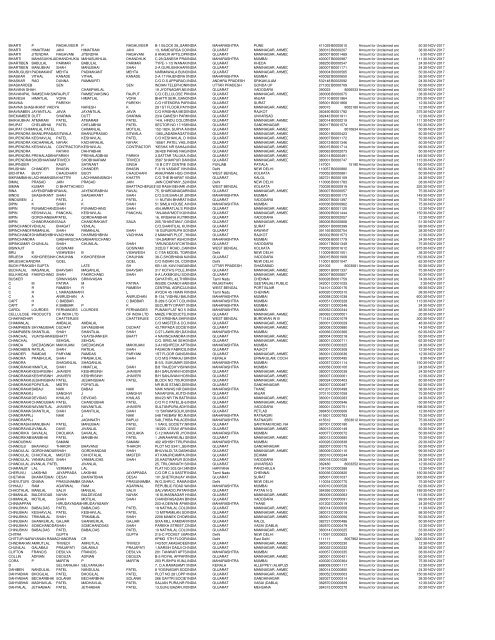 Interim 2010-11 - Diamines And Chemicals Limited