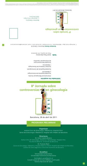 8ª Jornada sobre controversias en ginecología - Menopausa