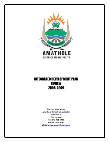 Amathole DM IDP 08_09.pdf - Provincial Spatial Development plan