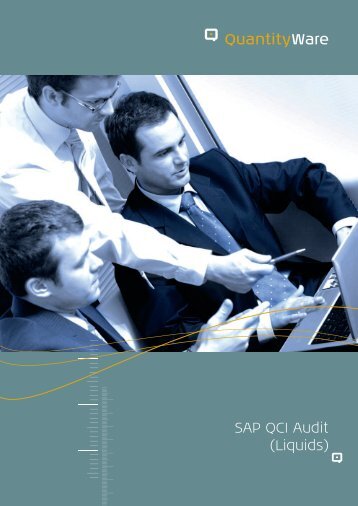 SAP QCI Audit (Liquids) - QuantityWare