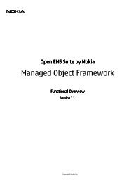 Managed Object Framework