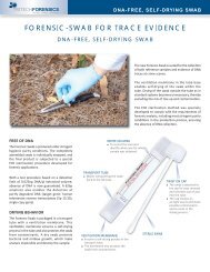 Forensic Swab Flyer.indd - Tri-Tech Forensics