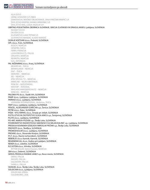 Katalog (pdf) - LOS  2012