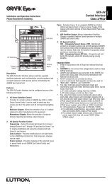 GRX-AV Control Interface Class 2/PELV - Lutron