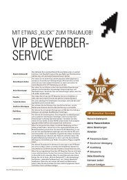 Das Handbuch zum VIP Bewerber-Service - ROLLINGPIN