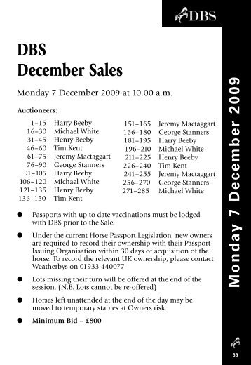 Download PDF - Doncaster Bloodstock Sales