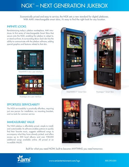 NGXÃ¢Â„Â¢ Ã¢Â€Â“ NeXt GeNeratioN jukeboX - AMI Entertainment Network