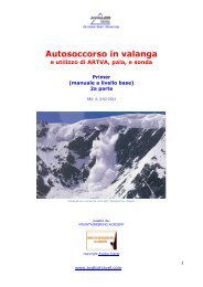 Autosoccorso in valanga - Avalco Travel