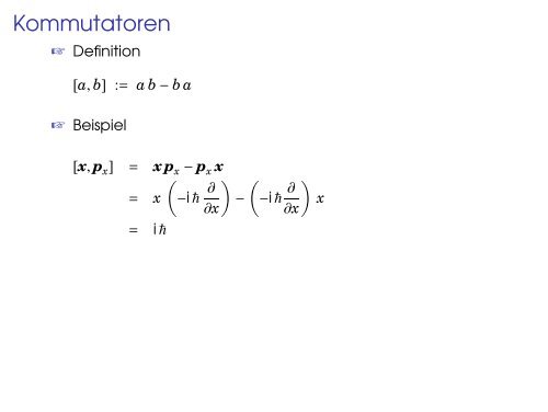 6. Vorlesung