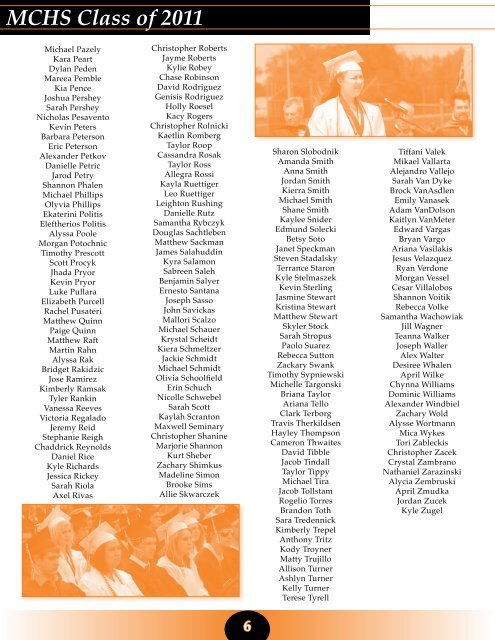 congratulations mchs class of 2011! - Minooka Community High ...