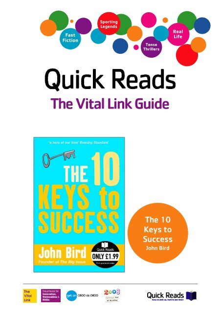 10 Keys to Success John Bird - Reading Agency