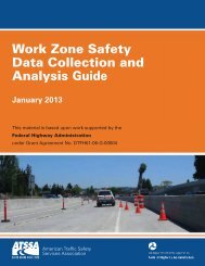 Work Zone Safety Data Collection and Analysis Guide