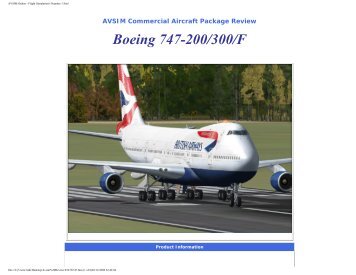 AVSIM Online - Flight Simulation's Number 1 Site! - Front Page ...