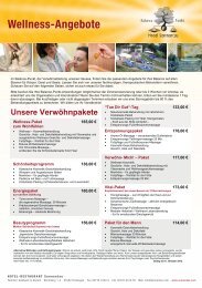 Wellness-Angebote 2012 (PDF 690 kb) - Hotel Sonnentau